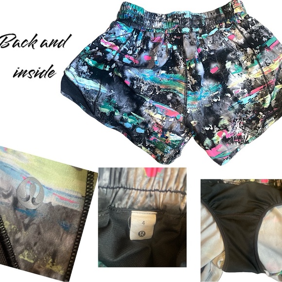 Bundle of 2 pair Lululemon running shorts - Picture 3 of 5